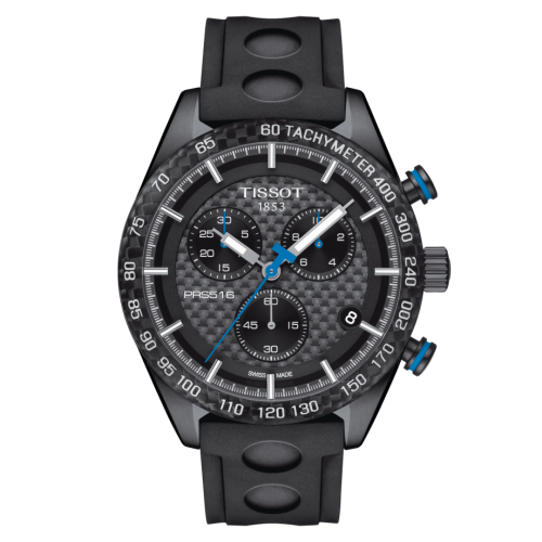 Tissot PRS 516 Chronograph Quartz PVD / Carbon / Strap